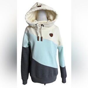 Wanakome Selene Hoodie Medium Pullover Colorblock Sweatshirt Womens